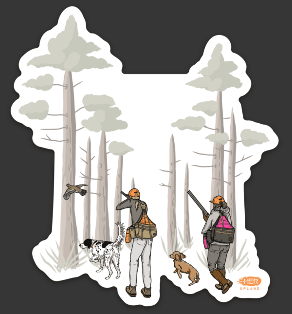 Ruffed Grouse Hunt Decal