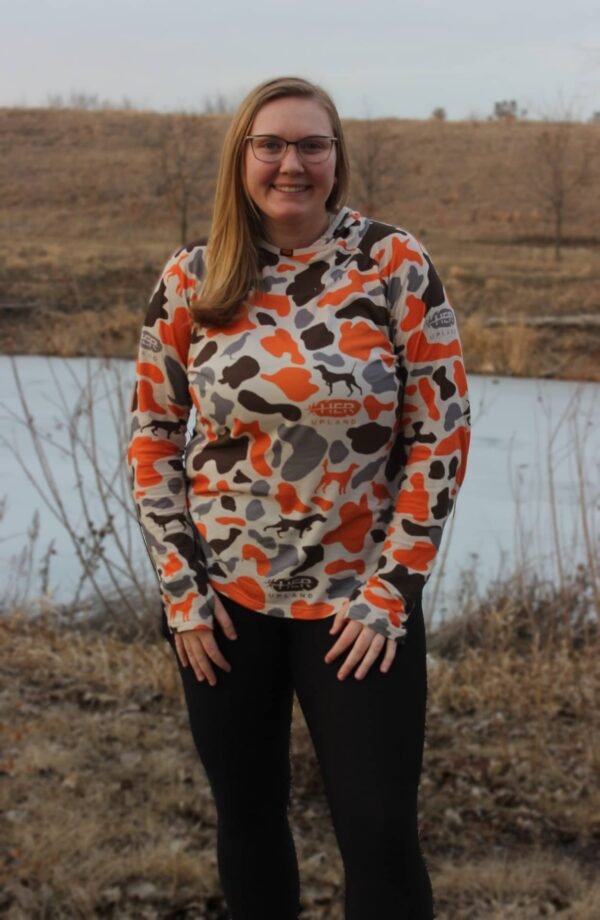 Bamboo Hoodie - Orange Camo - Image 5