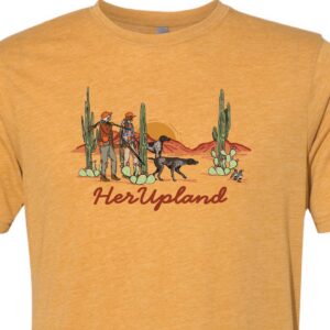 Desert Quail Hunt Tee - Gold