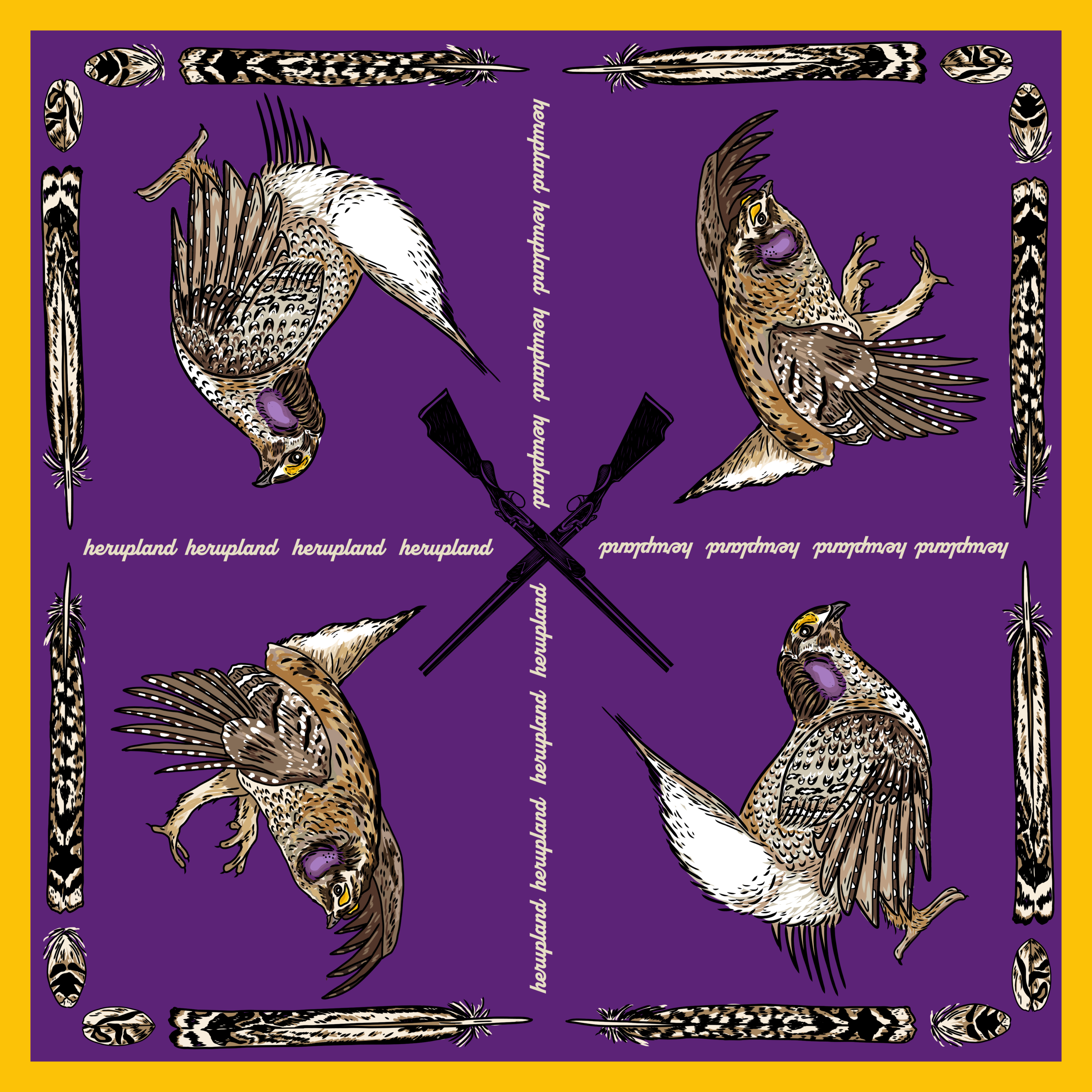 Sharp-tailed Grouse Bandana